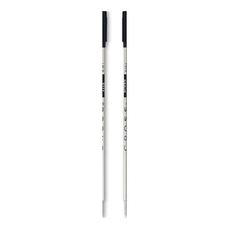 Cross Refill for Cross Ballpoint Pens, Broad, Black Ink, PK2 8101-2#